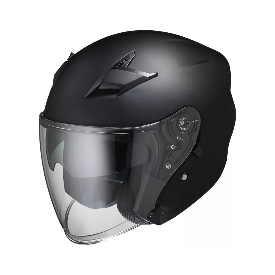 casque jet Ixs 99 1.0 noir mat - degriffbike.ch