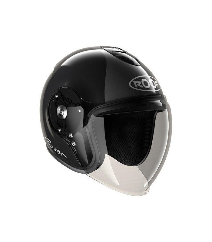 casque jet roof rover legend ro38 noir gris - degriffbike.ch