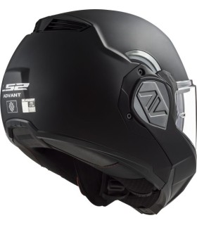 casque modulable LS2 FF906 advant solid noir mat - degriffbike.ch