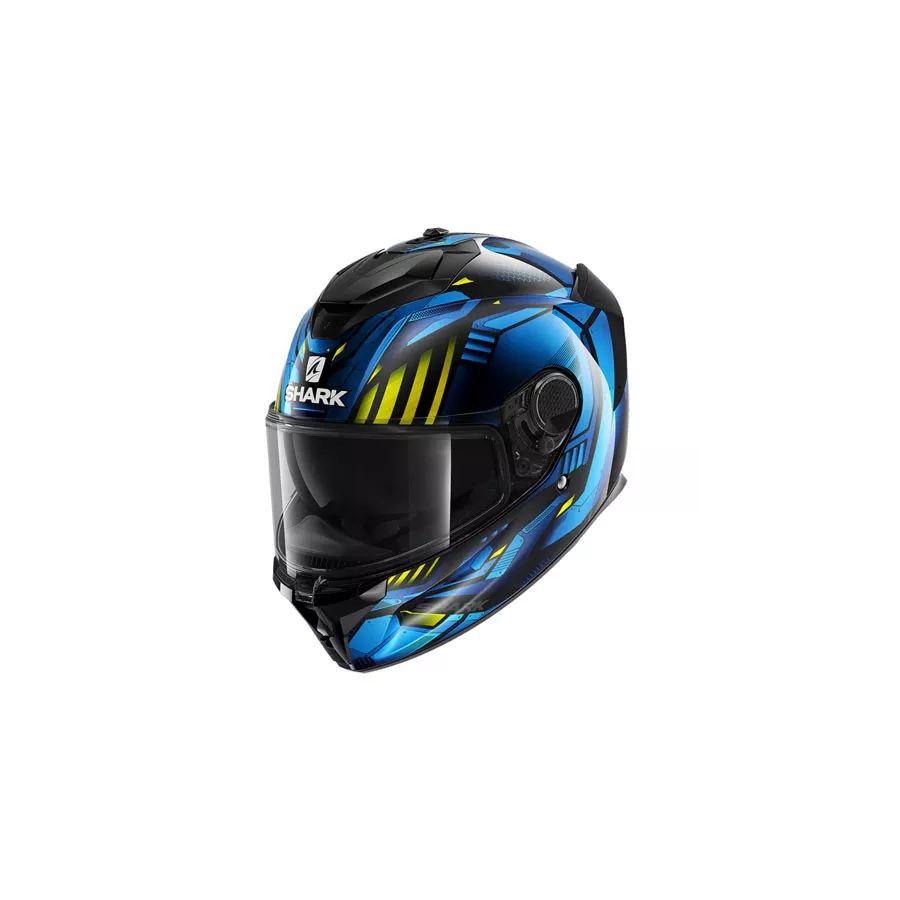 Shark Spartan GT Integralhelm (ECE22.05) – Blau-Gelb