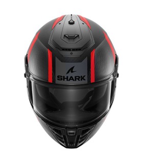 casque intégral shark spartan RS carbon noir rouge - degriffbike.ch
