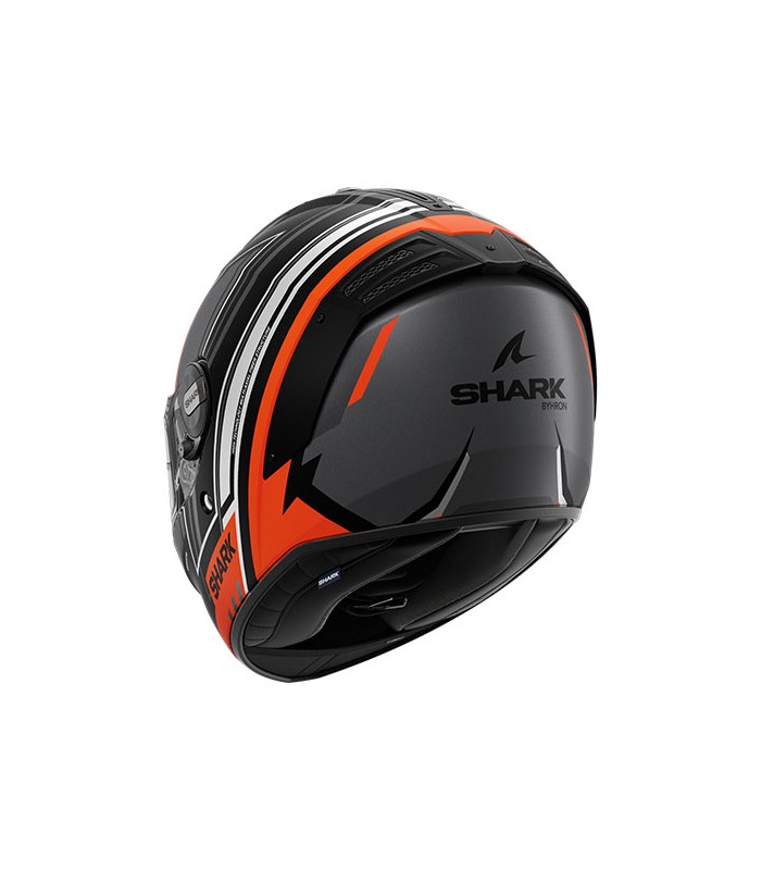 casque intégral shark spartan RS Fibre Byhron noir orange - degriffbike.ch