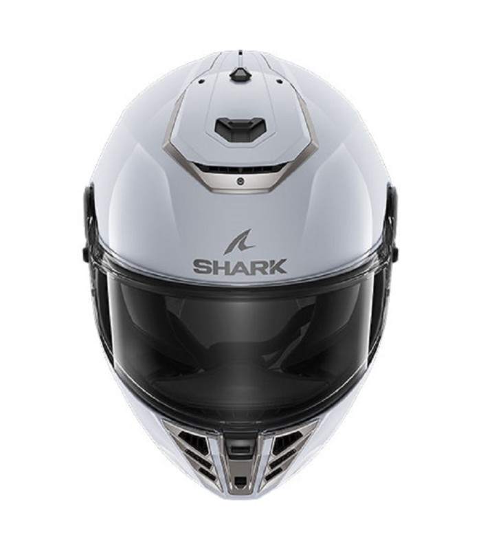 casque intégral shark spartan RS fibre blanc argent - degriffbike.ch