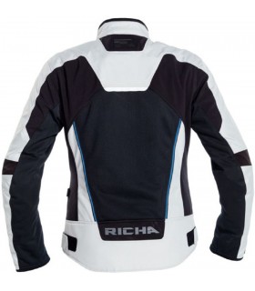 RICHA AIRSTREAM-X Damenjacke - Hellgrau-Schwarz
