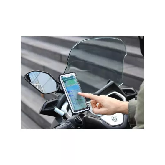 Support téléphone mobile Shapeheart Retroviseur (8-20MM)