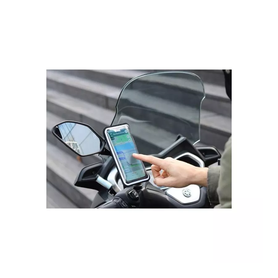 Support téléphone mobile Shapeheart Retroviseur (8-20MM)