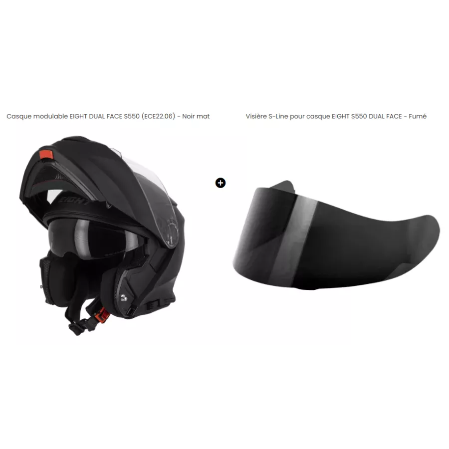 copy of Casque modulable Eight S550 full bleu
