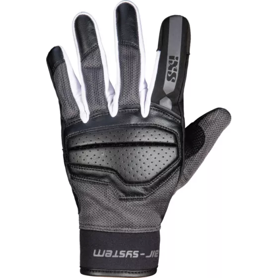 Gants femme IXS CLASSIC EVO-AIR - Noir-Gris- Blanc