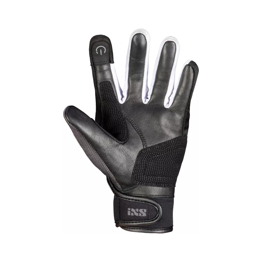 Gants femme IXS CLASSIC EVO-AIR - Noir-Gris- Blanc
