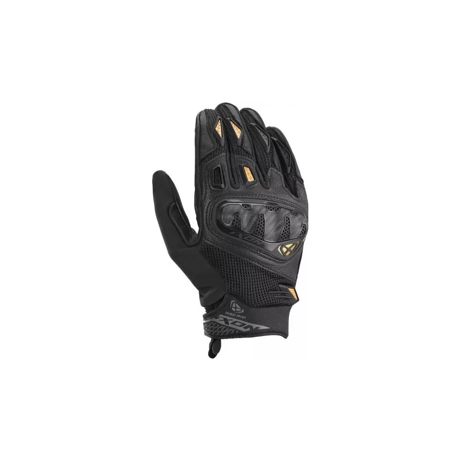 Gants femme Ixon Rise Air 2 noir-or - degriffbike.ch