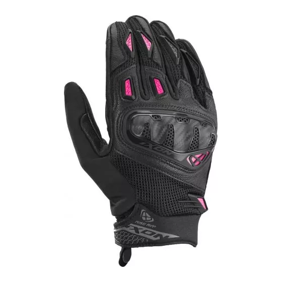 Gants femme Ixon Rise Air 2 noir fushia - degriffbike.ch