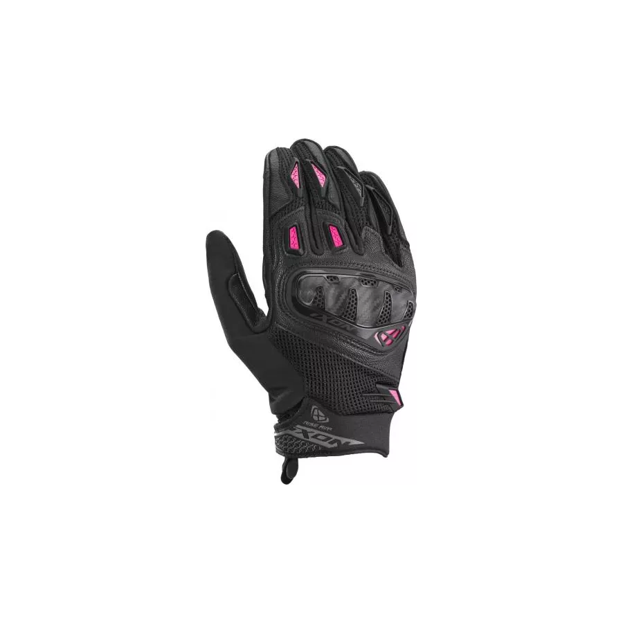 Gants femme Ixon Rise Air 2 noir fushia - degriffbike.ch