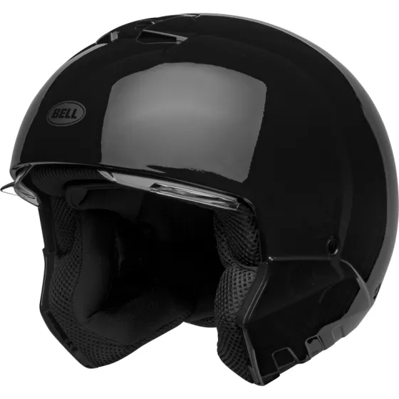 BELL BROOZER Transformierbarer Helm (ECE22-06) Glänzend Schwarz