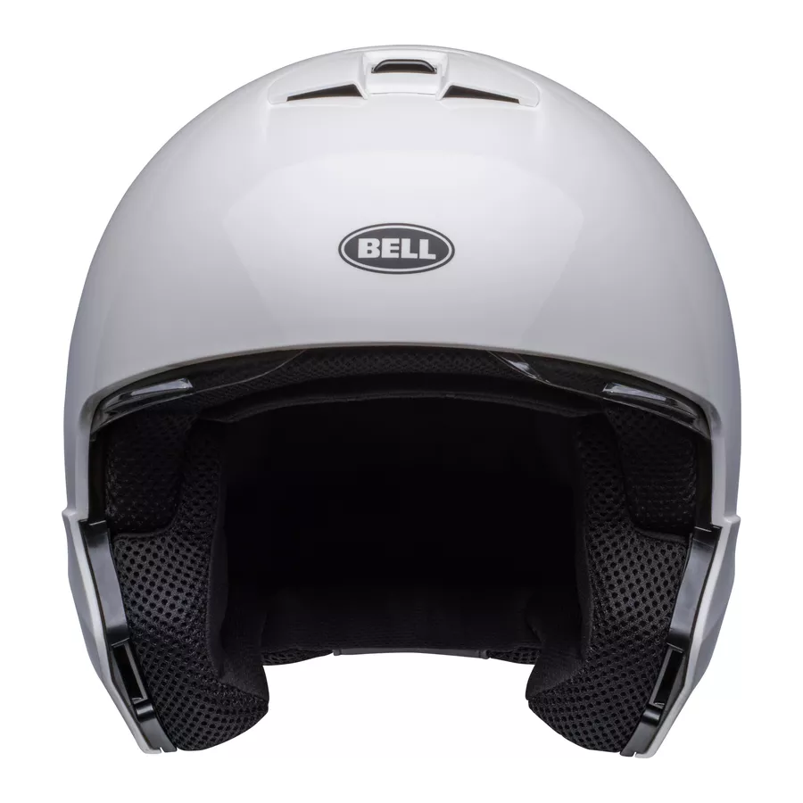 Bell Broozer Transformierbarer Helm (ECE22-06) Glänzend Weiß