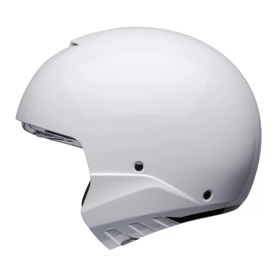 Bell Broozer Transformierbarer Helm (ECE22-06) Glänzend Weiß