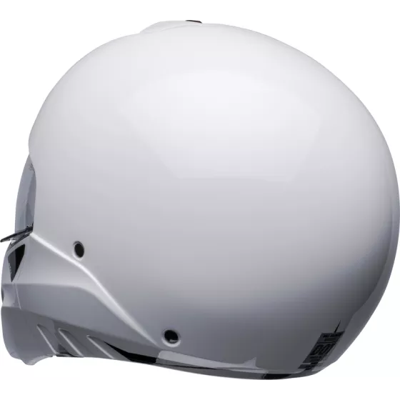 Bell Broozer Transformierbarer Helm (ECE22-06) Glänzend Weiß