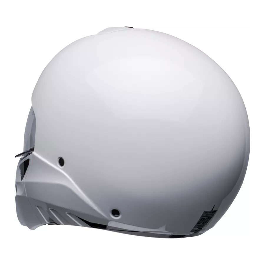 nouveau casque modulable bell broozer ECE22-06 blanc brillant - degriffbike.ch