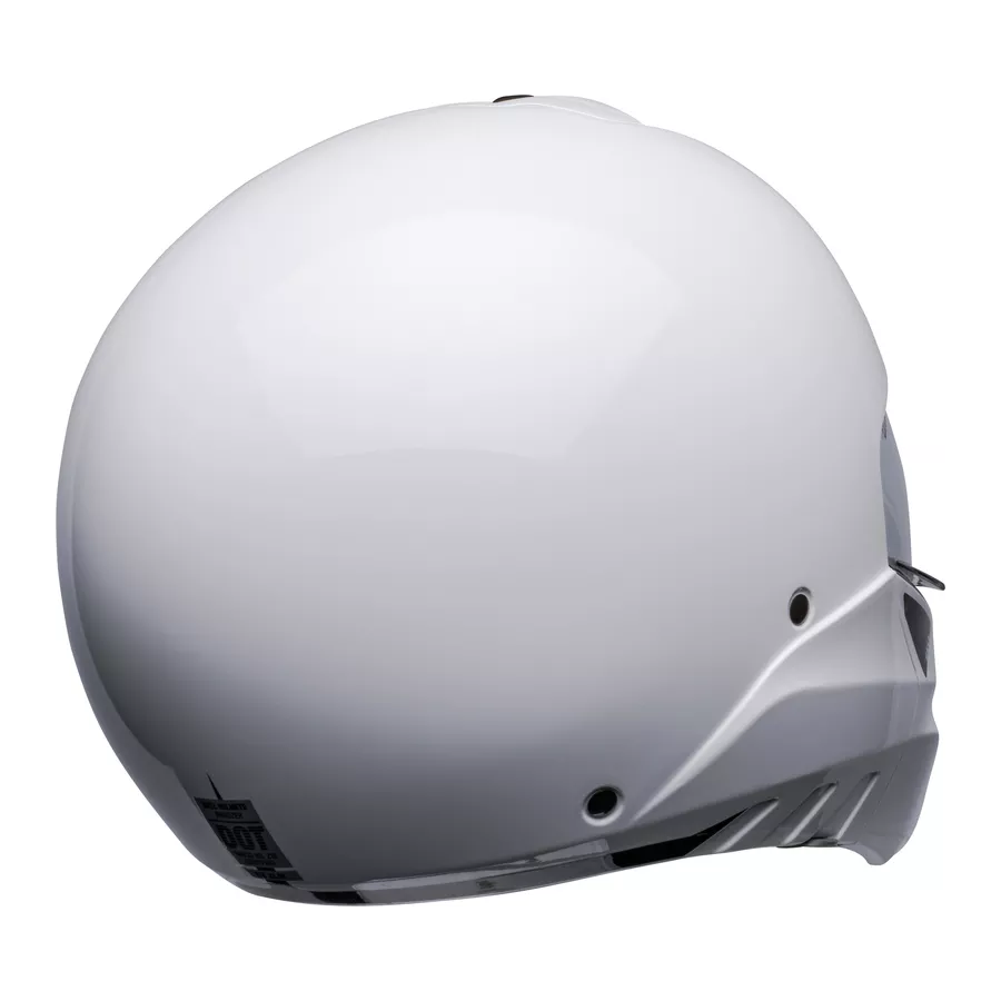 Bell Broozer Transformierbarer Helm (ECE22-06) Glänzend Weiß