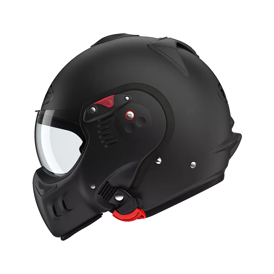 casque modulable roof boxer alpha (ece 22-06) noir mat - degriffbike.ch