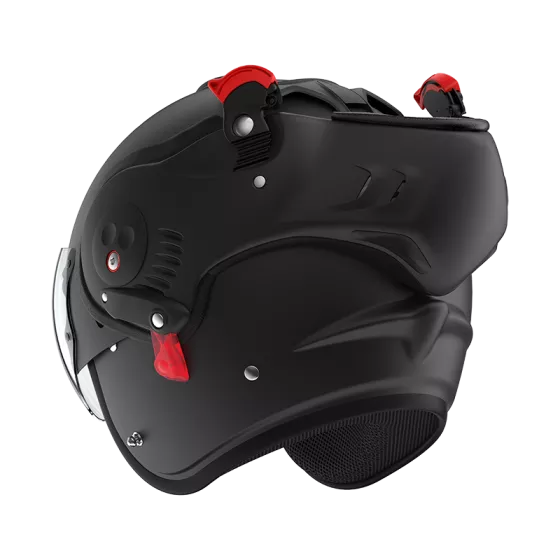 casque modulable roof boxer alpha (ece 22-06) noir mat - degriffbike.ch