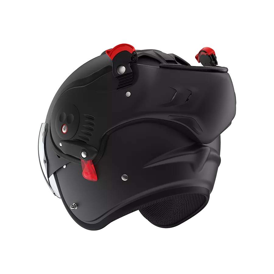 casque modulable roof boxer alpha (ece 22-06) noir mat - degriffbike.ch