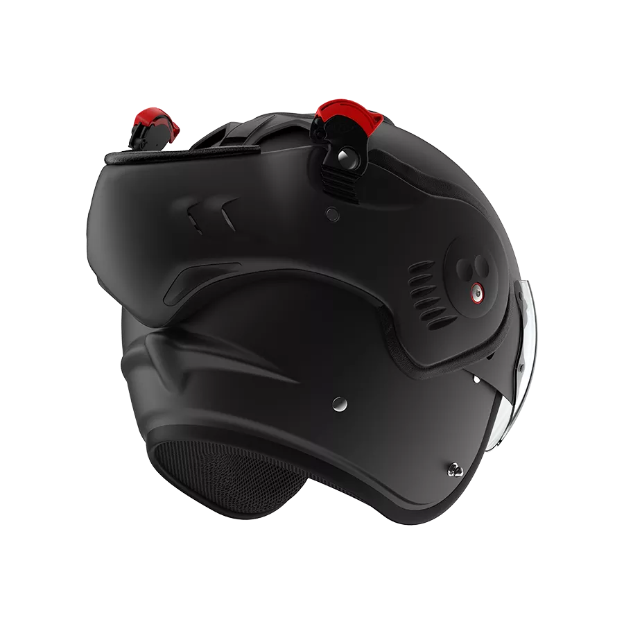 casque modulable roof boxer alpha (ece 22-06) noir mat - degriffbike.ch