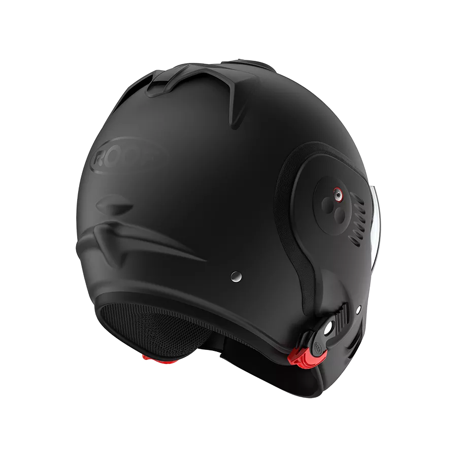casque modulable roof boxer alpha (ece 22-06) noir mat - degriffbike.ch