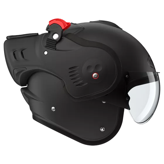 casque modulable roof boxer alpha (ece 22-06) noir mat - degriffbike.ch