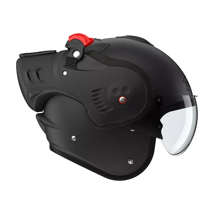 casque modulable roof boxer alpha (ece 22-06) noir mat - degriffbike.ch