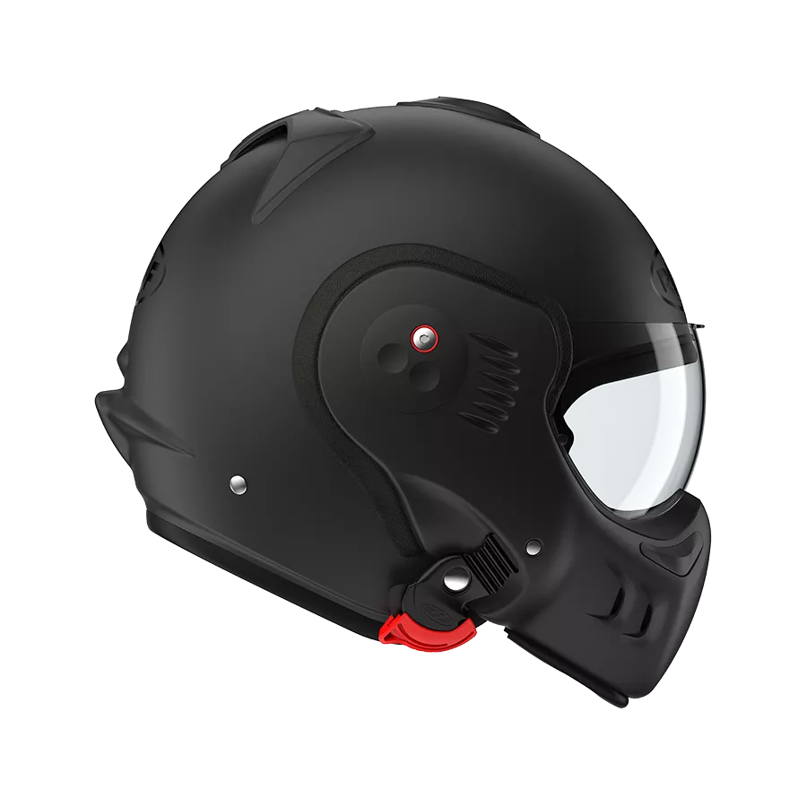 casque modulable roof boxer alpha (ece 22-06) noir mat - degriffbike.ch