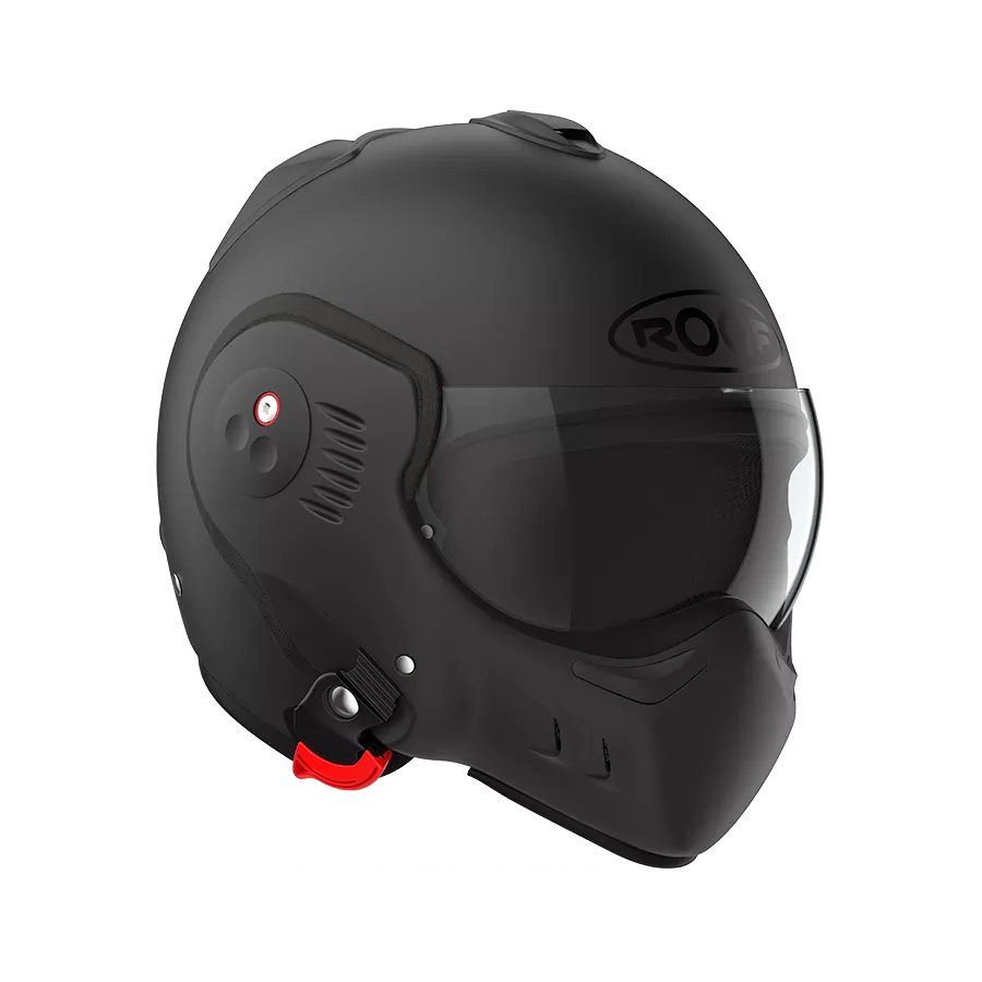 casque modulable roof boxer alpha (ece 22-06) noir mat - degriffbike.ch