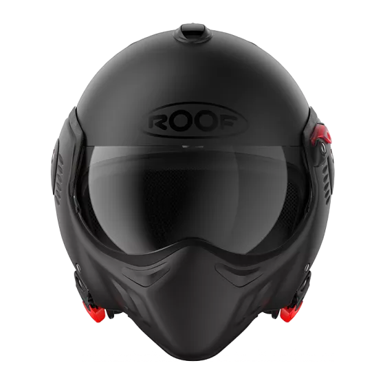casque modulable roof boxer alpha (ece 22-06) noir mat - degriffbike.ch