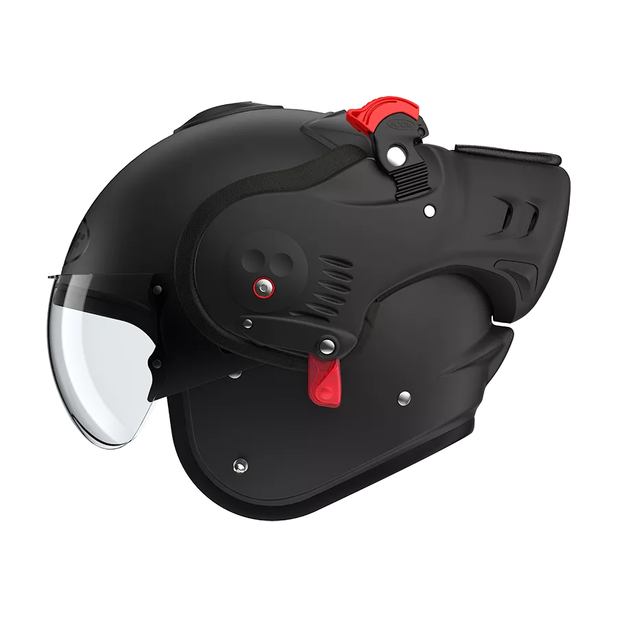 casque modulable roof boxer alpha (ece 22-06) noir mat - degriffbike.ch