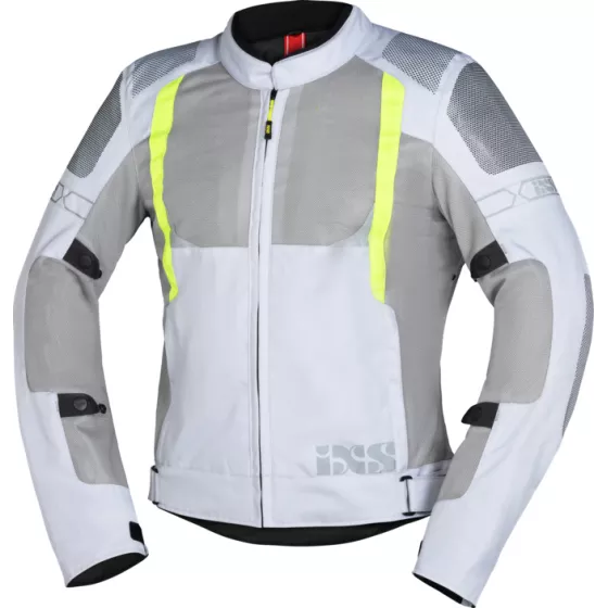 Ixs Trigonis-Air Sportjacke - Fluoreszierendes Grau-Gelb