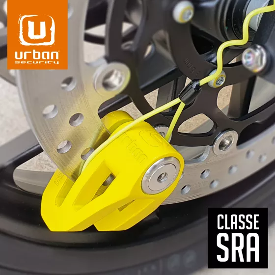 Bloque disque Urban Security UR210Y homologué SRA axe 10mm