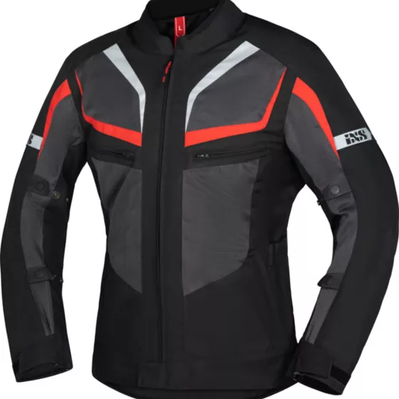 Veste Ixs tour gerona-air 1.0 - noir-gris-rouge - degriffbike.ch