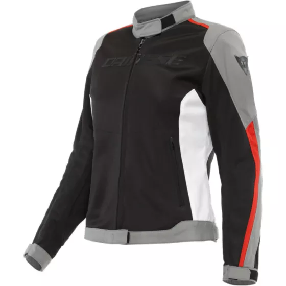 DAINESE HYDRAFLUX 2 AIR D-DRY Damenjacke - Schwarz-Grau-Rot