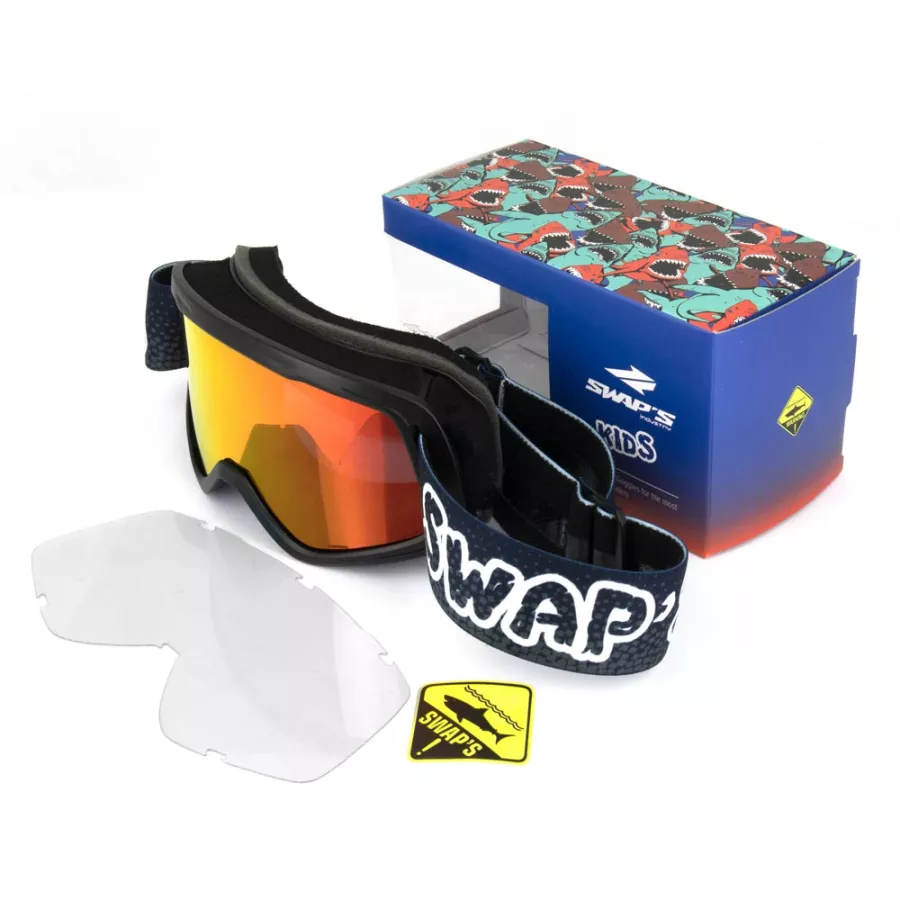 Masque cross enfant Swaps bubble kid sur Degriffbike