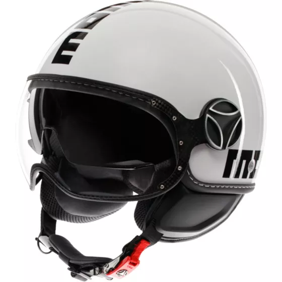 Momodesign FGTR Evo (ECE22-06) Jethelm - Weiß-Schwarz