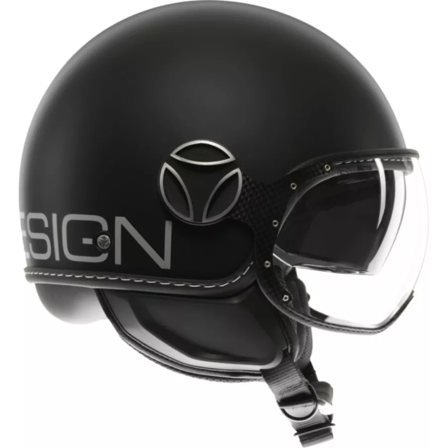 MOMODESIGN FGTR Evo (ECE22-06) Jethelm - Mattschwarz-Silber