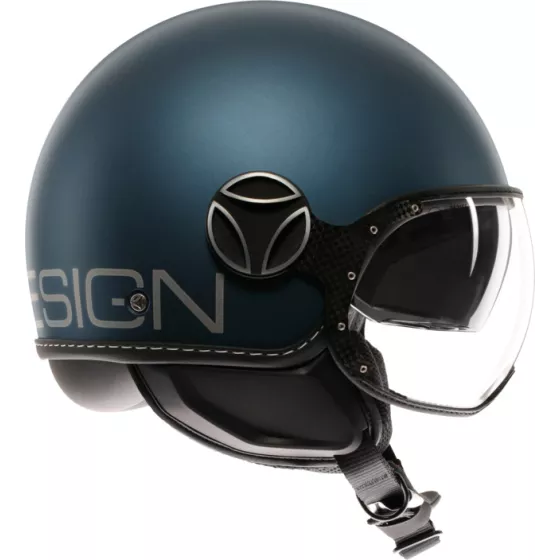 MOMODESIGN FGTR Evo (ECE22-06) Jethelm - Mattblau - Silber