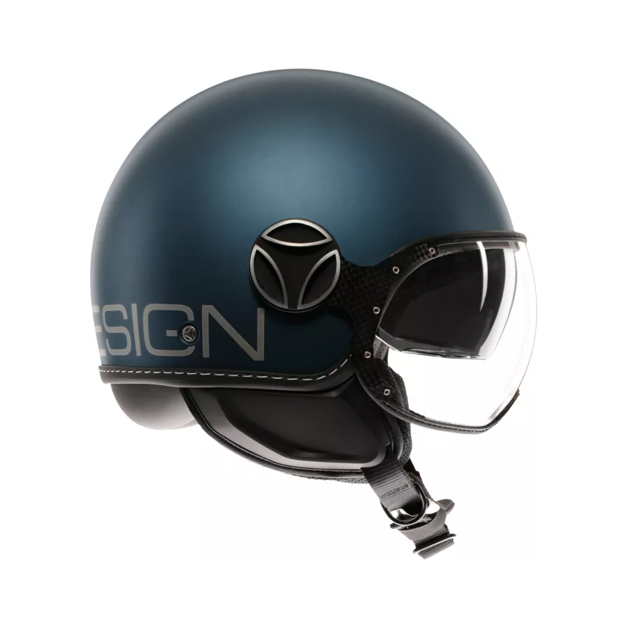 MOMODESIGN FGTR Evo (ECE22-06) Jethelm - Mattblau - Silber