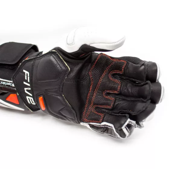 FIVE RFX1 Evo Racing Handschuhe - Weiß-Schwarz