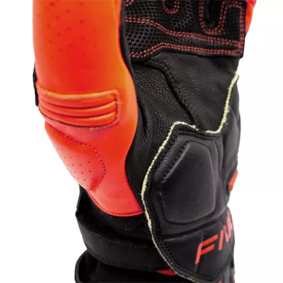 Gants racing Five RFX1 Evo - Noir-Rouge fluo