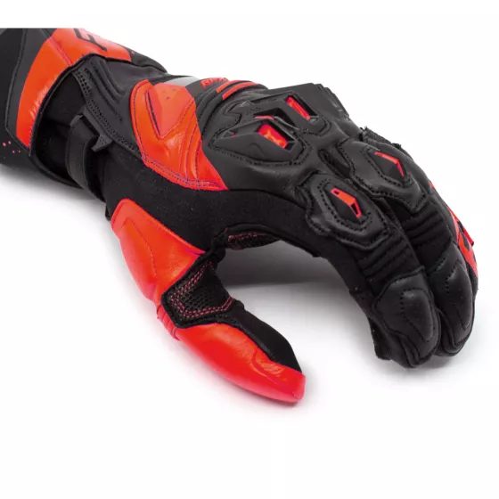 Gants racing Five RFX1 Evo - Noir-Rouge fluo