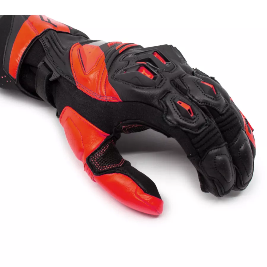 Gants racing Five RFX1 Evo - Noir-Rouge fluo
