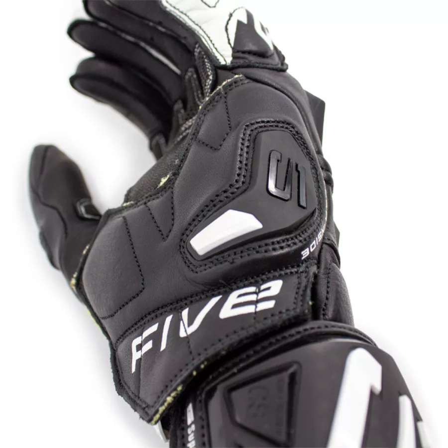 Gants racing femme Five RFX1 Evo - Noir-Blanc