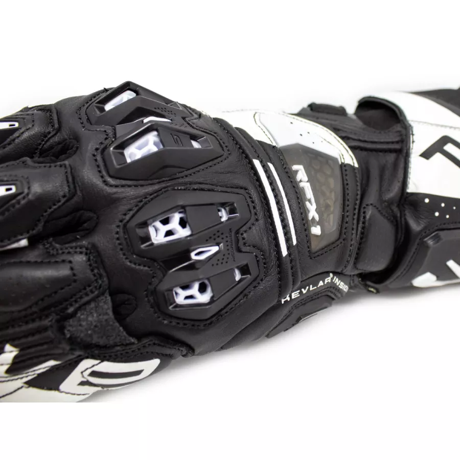 Gants racing femme Five RFX1 Evo - Noir-Blanc