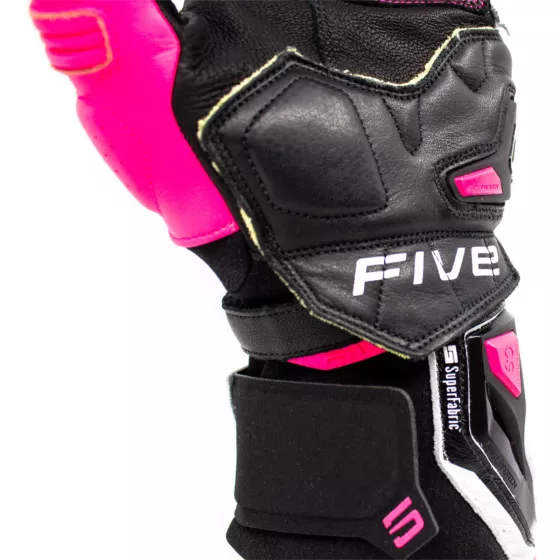 Gants racing femme Five RFX1 Evo - Blanc-Jaune fluo