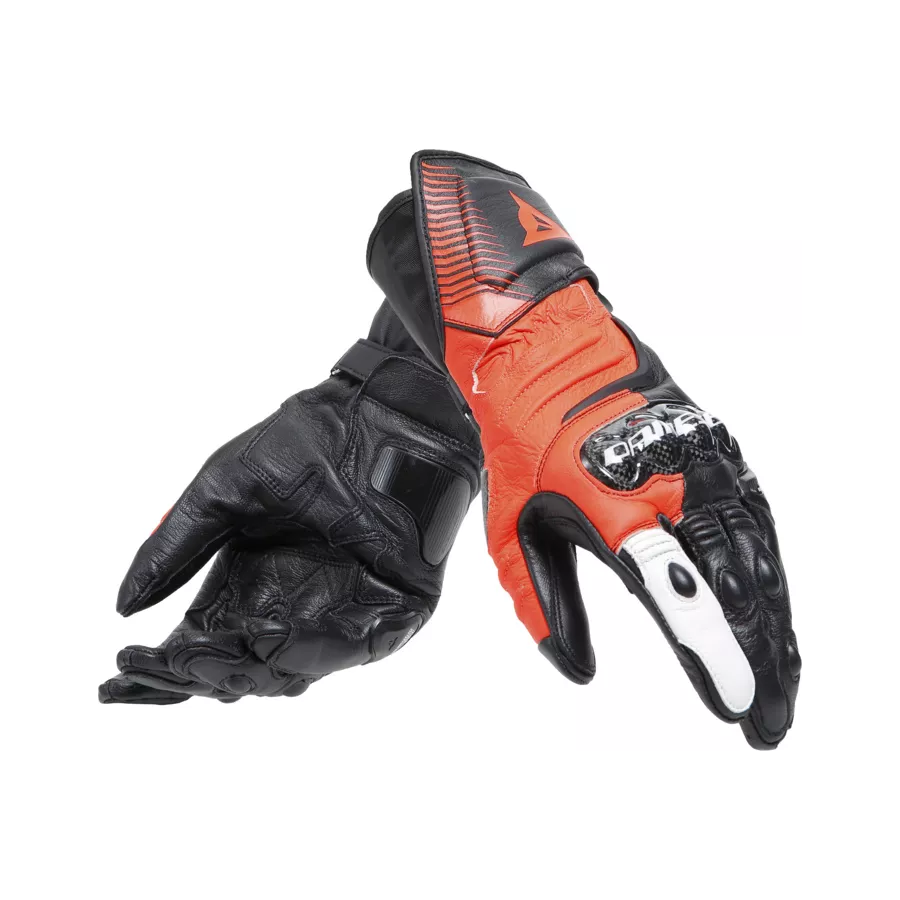 Gants cuir dainese carbon 4 long noir - degriffbike.ch
